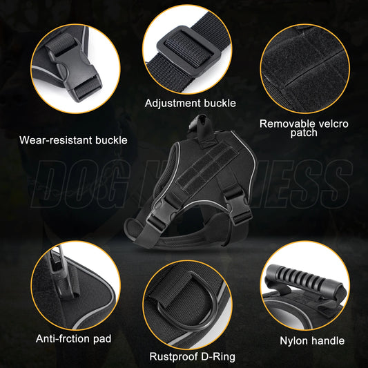 Tactical Dog Training Harness