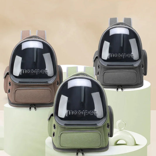 Transparent Breathable Pet Carrier Backpack