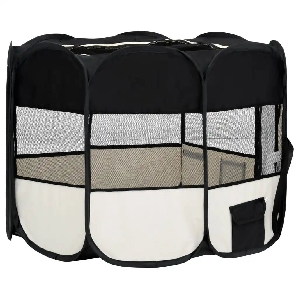 Foldable Dog Playpen with Carry Bag