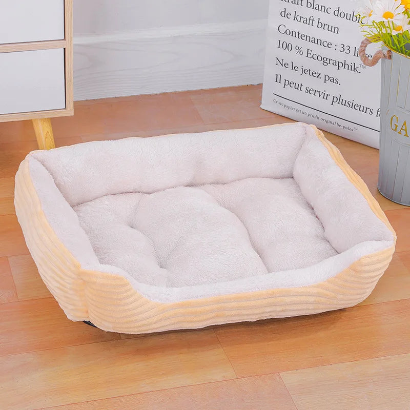 Colorful Winter Pet House Bed