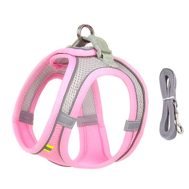 Adjustable Dog Harness & Leash Set