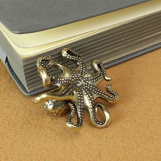 Retro Brass Octopus Figurine