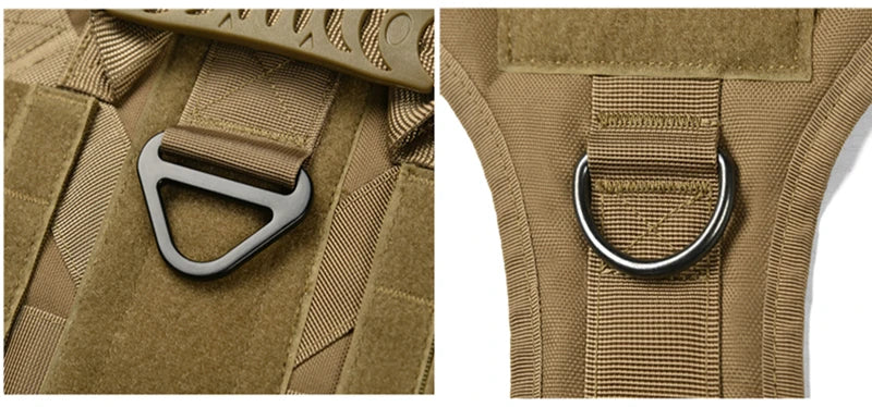 Tactical Military Dog Harness & Leash Set