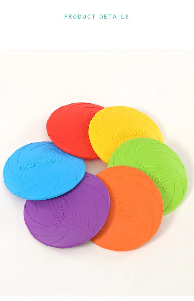 OUZEY Bite-Resistant Flying Disc Toy