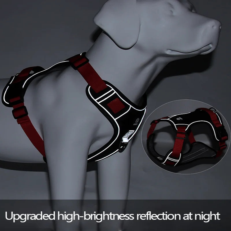 Reflective Tactical Dog Harness – Medium & Large