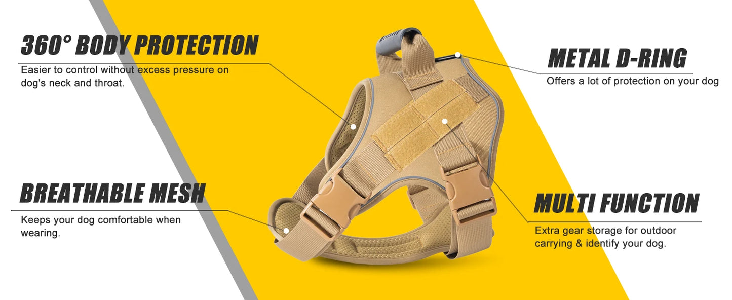 Tactical Dog Training Harness