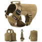 Tactical Military Dog Harness & Leash Set