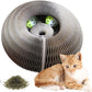 Round Cat Scratching Board with Ball