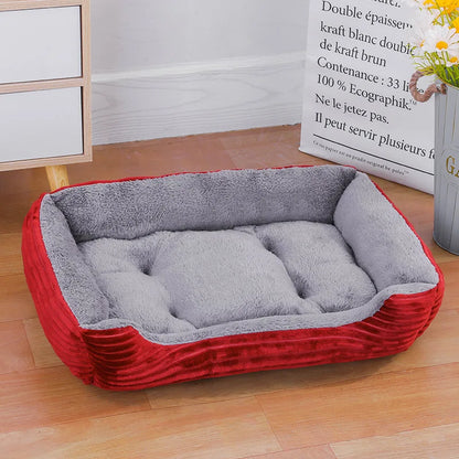 Colorful Winter Pet House Bed