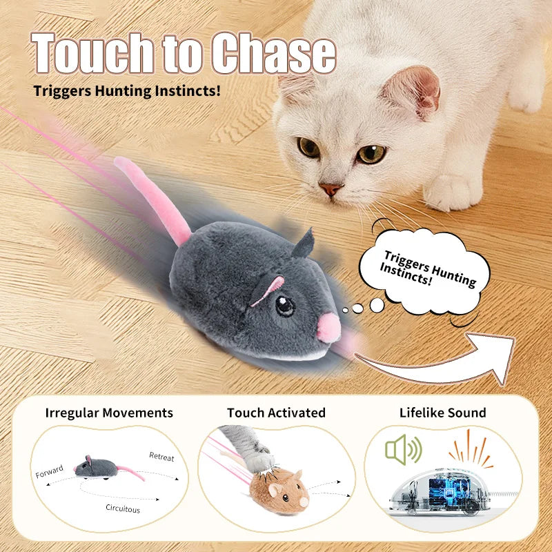 Electric Interactive Mouse Cat Toy