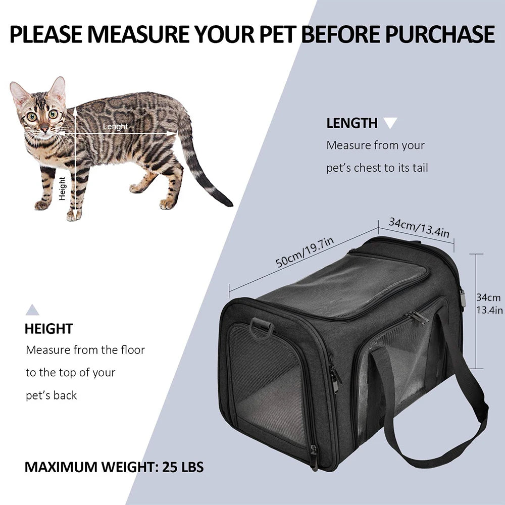 Soft-Side Pet Carrier Backpack