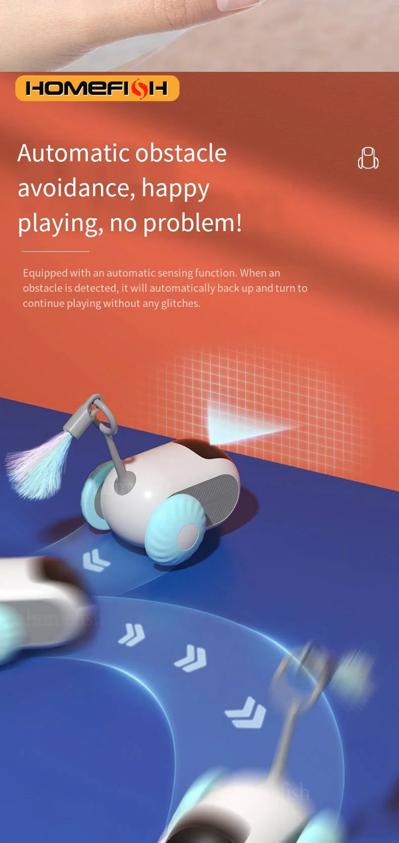 Smart Remote Cat Toy Car