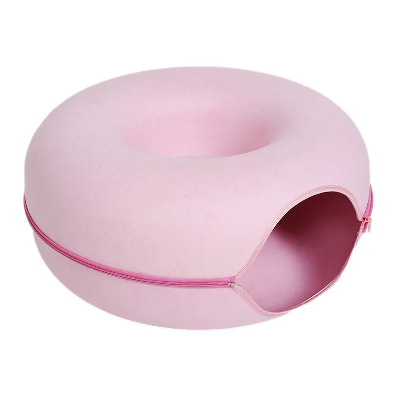 Donut Cat Tunnel Bed & Playhouse