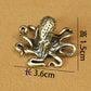 Retro Brass Octopus Figurine