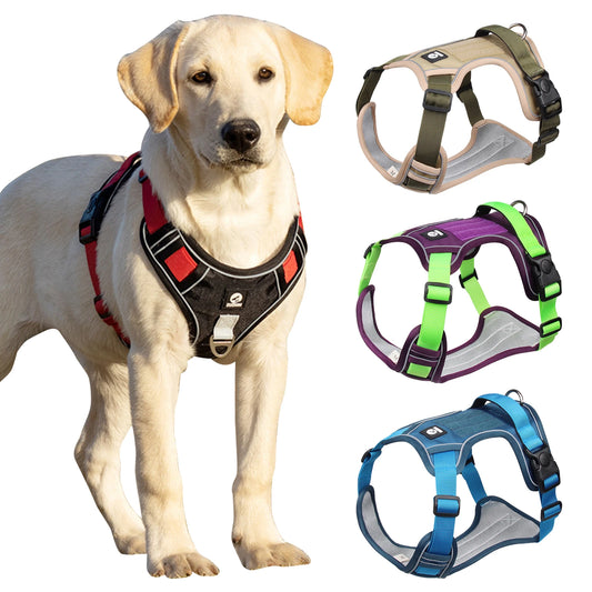 Reflective Tactical Dog Harness – Medium & Large