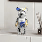 Graffiti Bear Figurine Money Jar