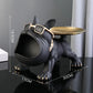 30cm Bulldog Resin Storage Statue