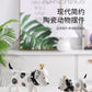 Minimalist Ceramic Dog Ornament
