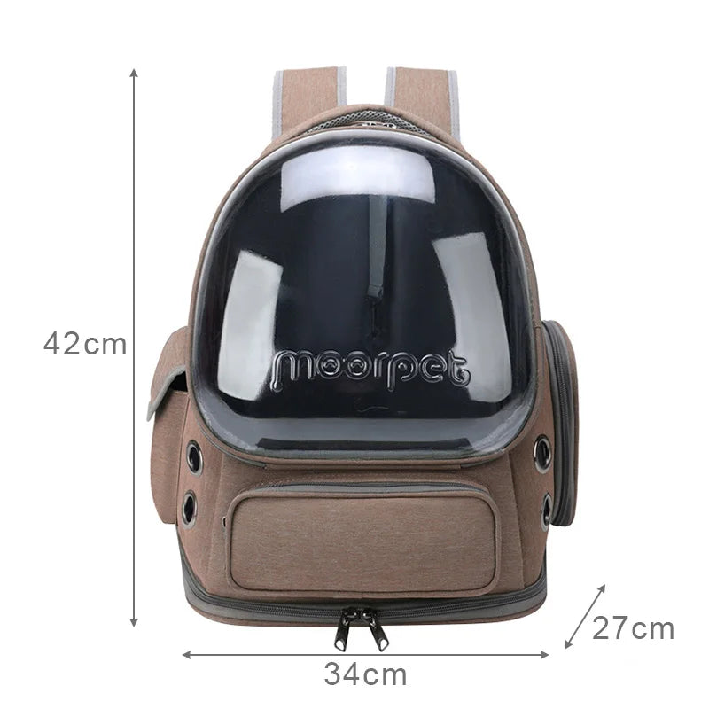 Transparent Breathable Pet Carrier Backpack