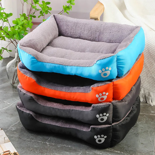 Colorful Winter Pet House Bed