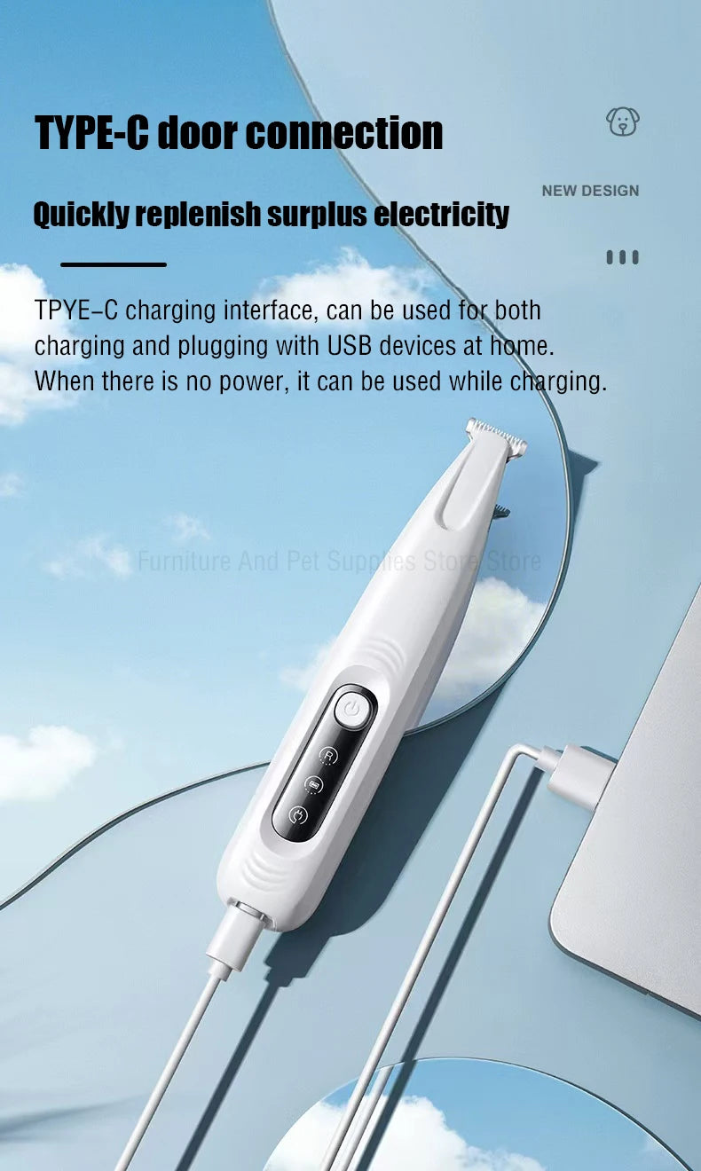 LED Dog Paw Trimmer Clippers