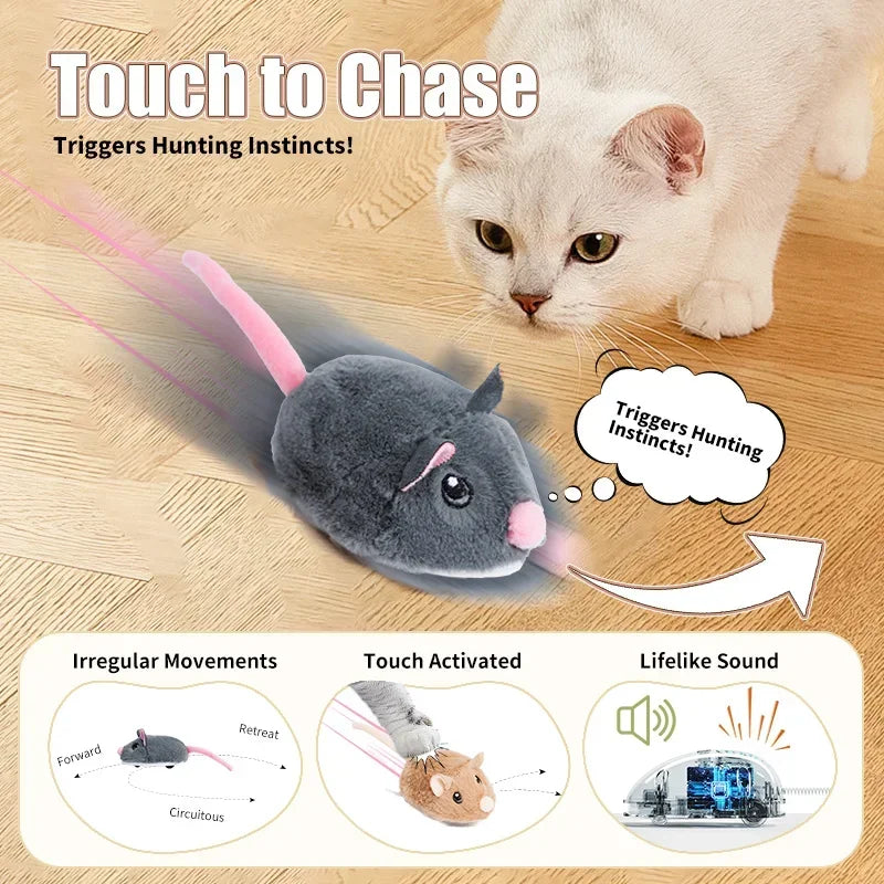 Electric Interactive Mouse Cat Toy