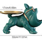 30cm Bulldog Resin Storage Statue