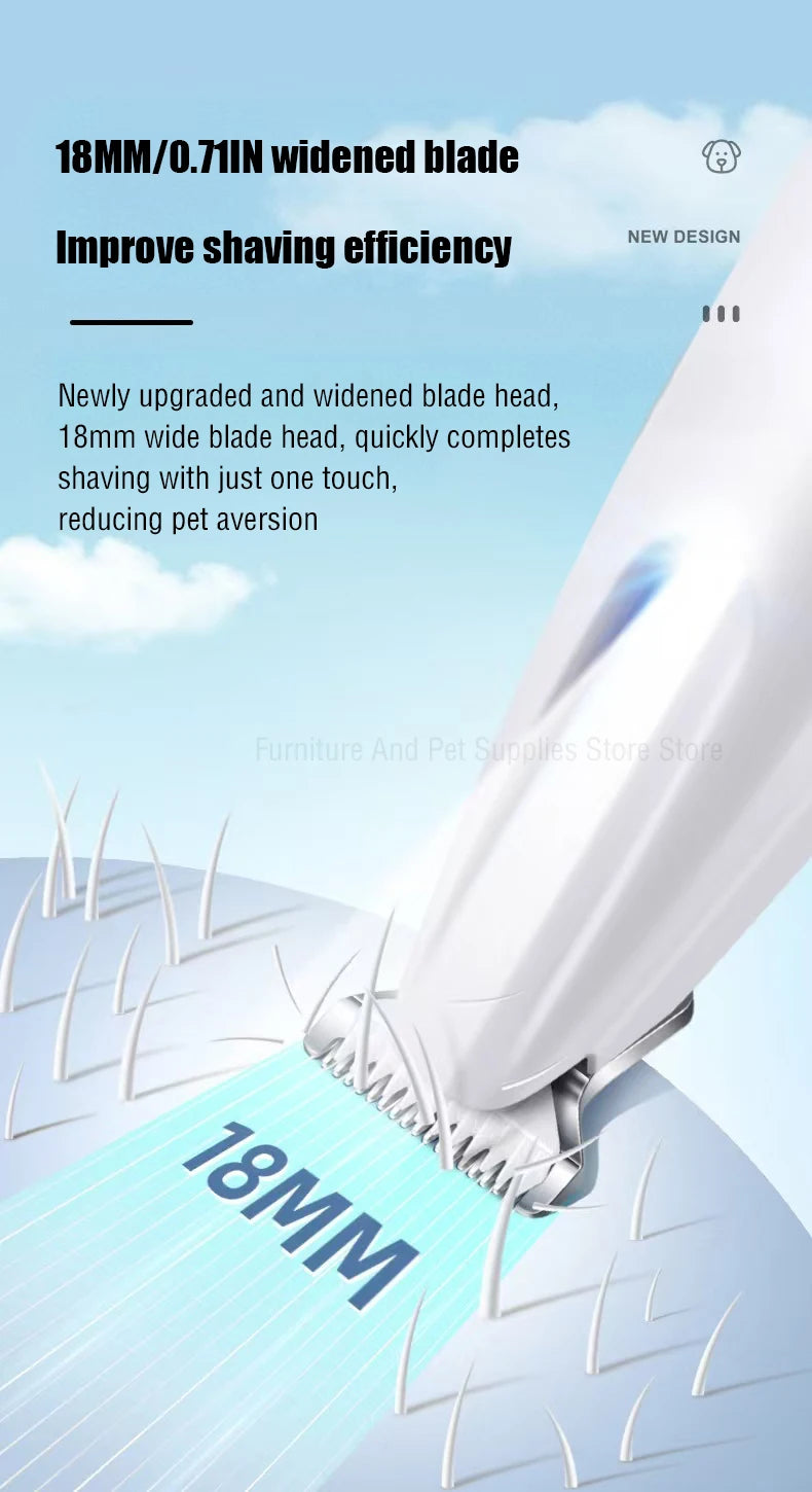 LED Dog Paw Trimmer Clippers