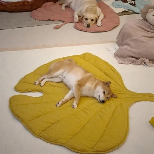 Dog Cooling Leaf Mat Blanket