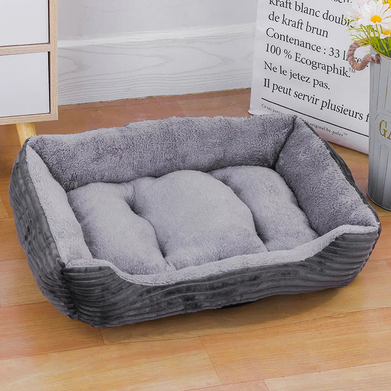 Colorful Winter Pet House Bed