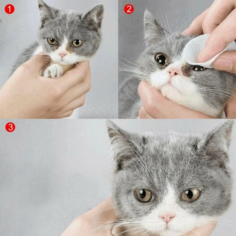 130pcs Pet Eye Cleaning Wipes