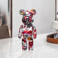 Graffiti Bear Figurine Money Jar