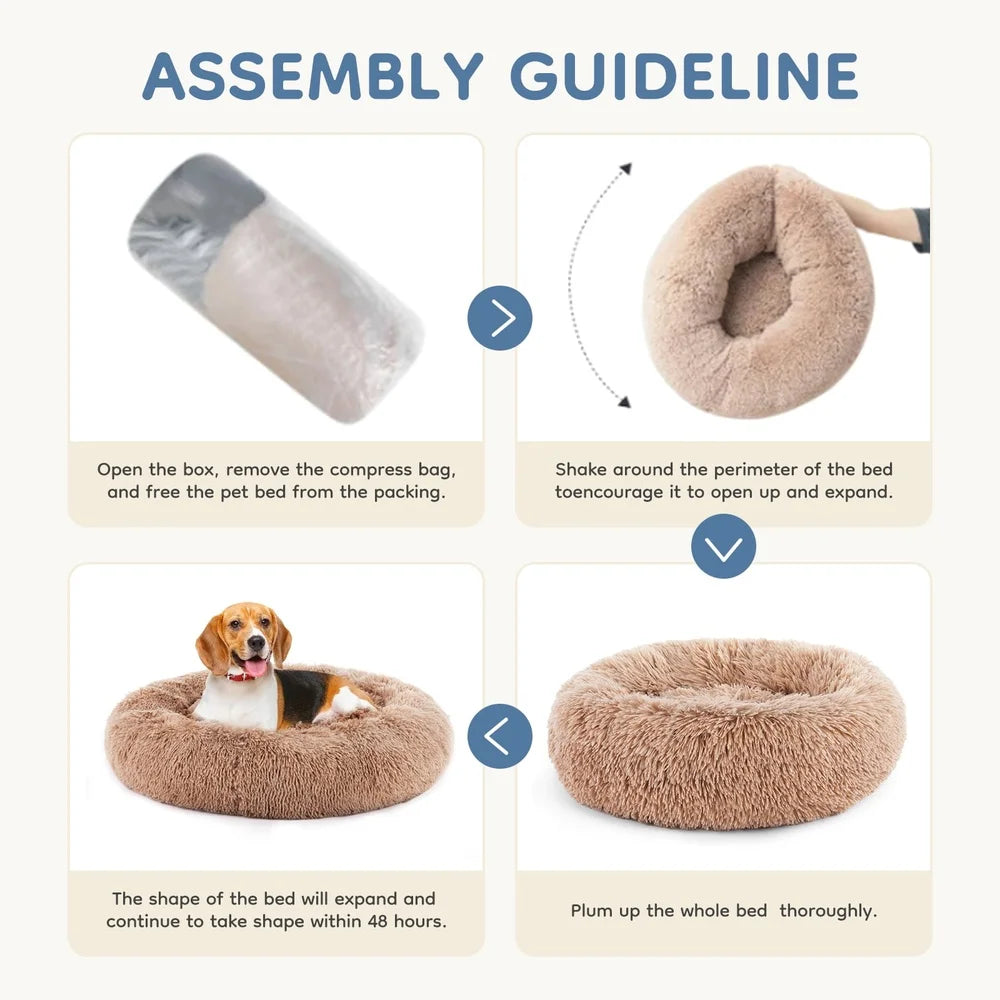 Calming Donut Pet Bed