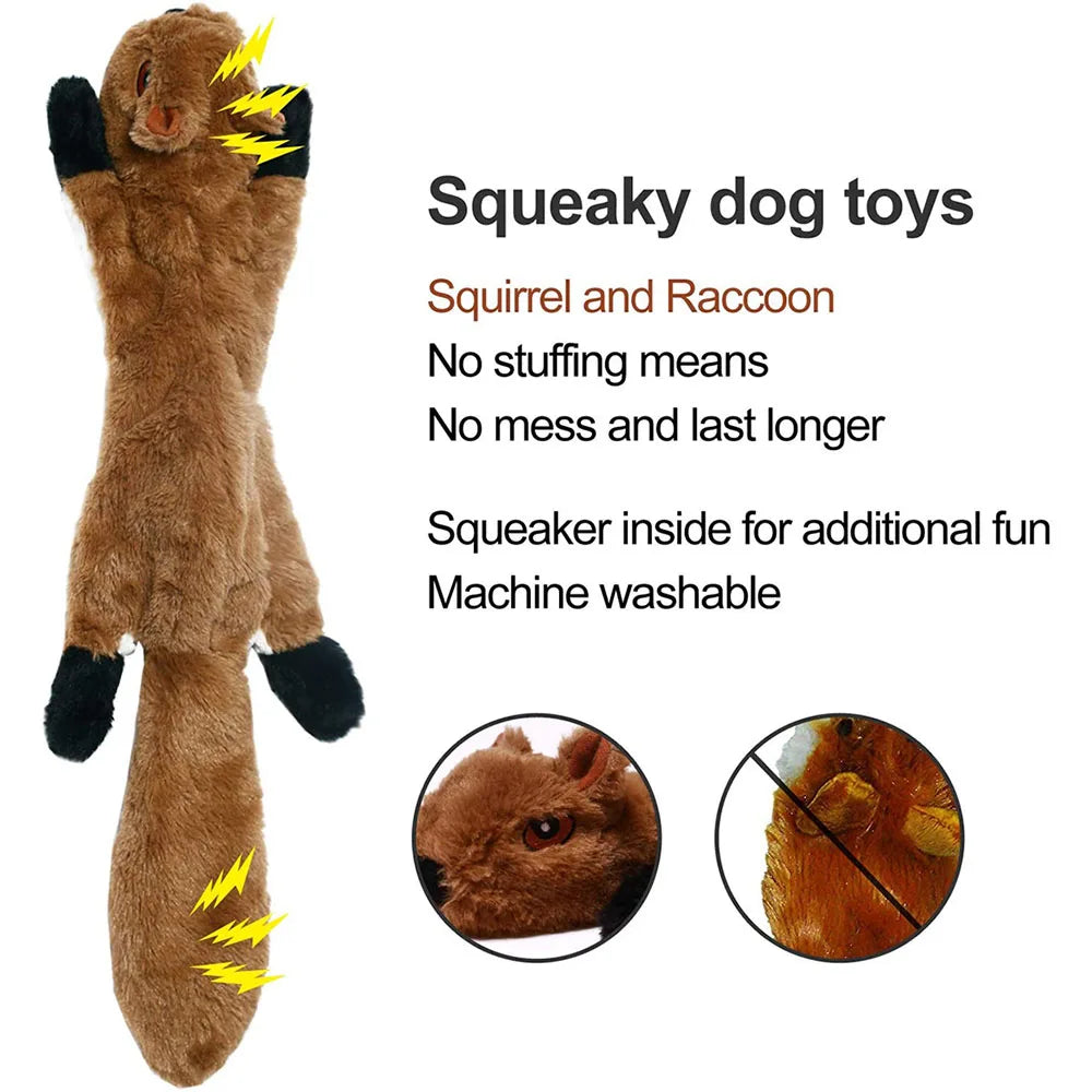 Stuffing-Free Squeaky Dog Chew Toy
