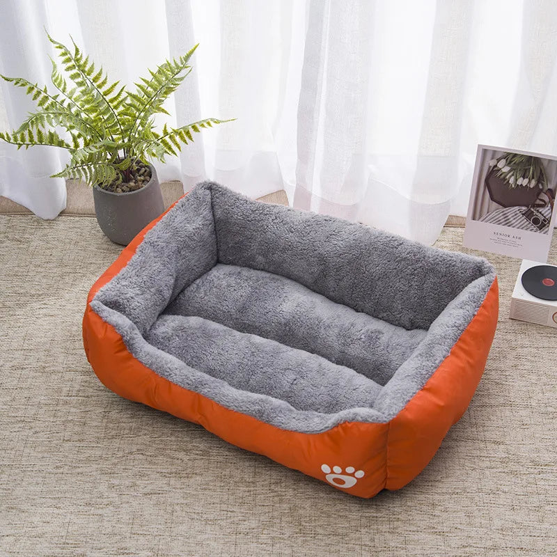 Colorful Winter Pet House Bed