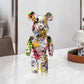 Graffiti Bear Figurine Money Jar