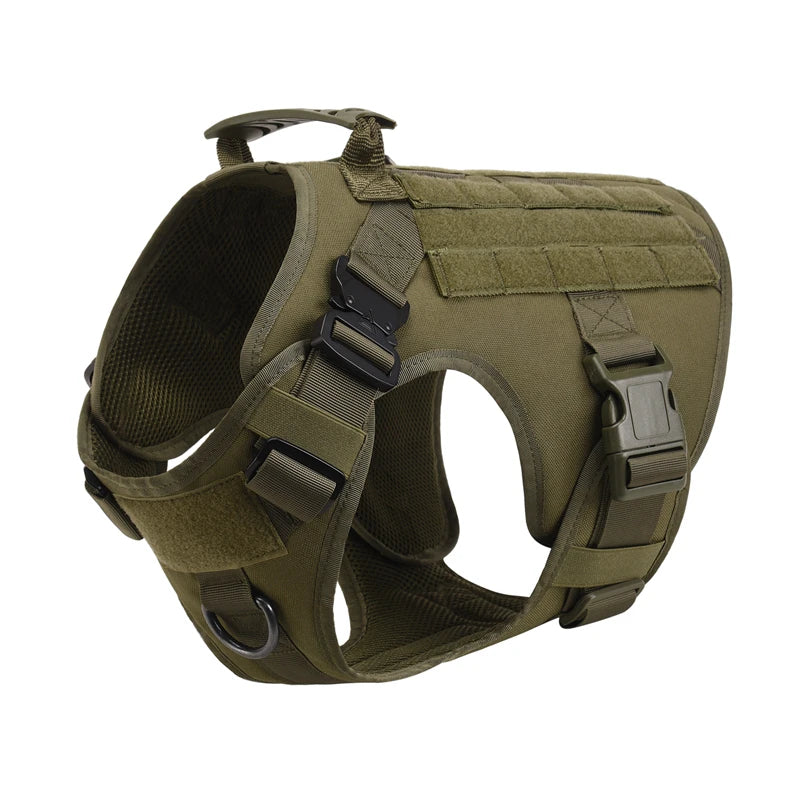 Tactical Military Dog Harness & Leash Set