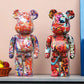 Graffiti Bear Figurine Money Jar