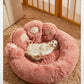 Fluffy Dog & Cat Bed Basket