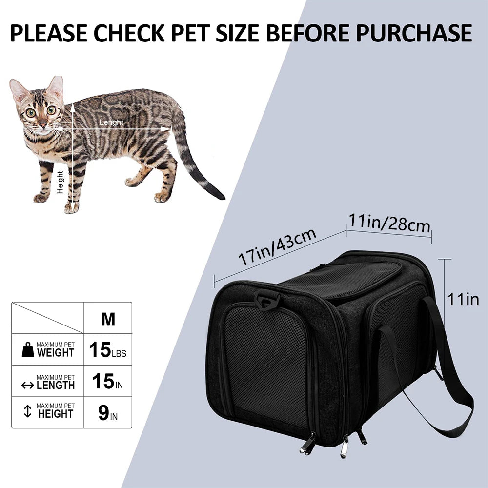 Soft-Side Pet Carrier Backpack