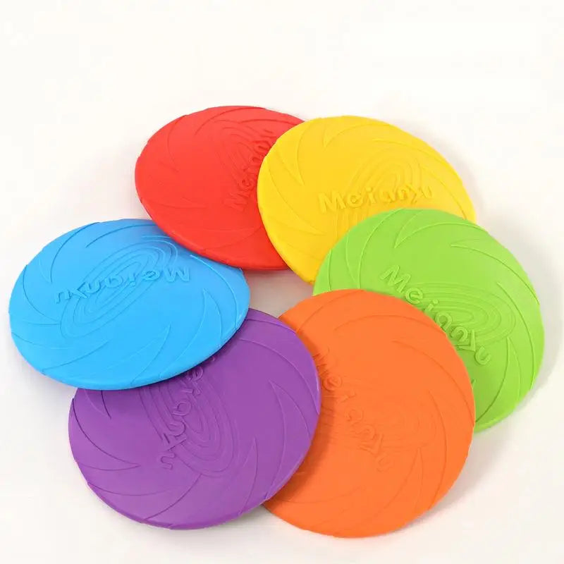 OUZEY Bite-Resistant Flying Disc Toy
