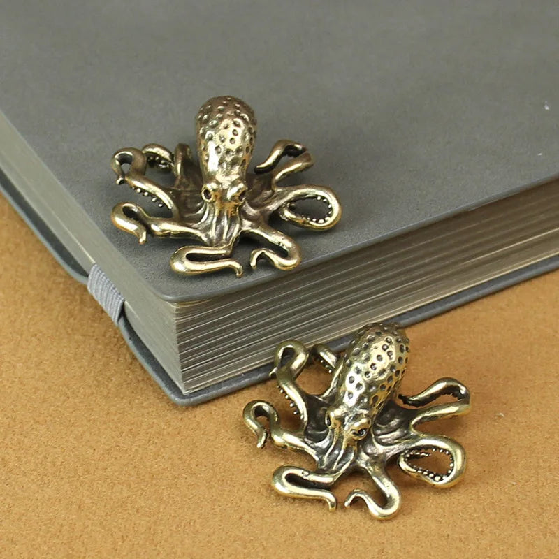 Retro Brass Octopus Figurine