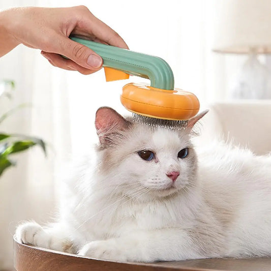 One-Click Pet Slicker Brush
