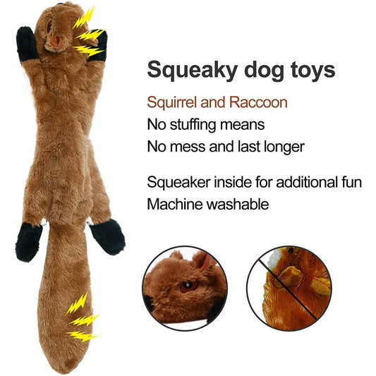 Stuffing-Free Squeaky Dog Chew Toy