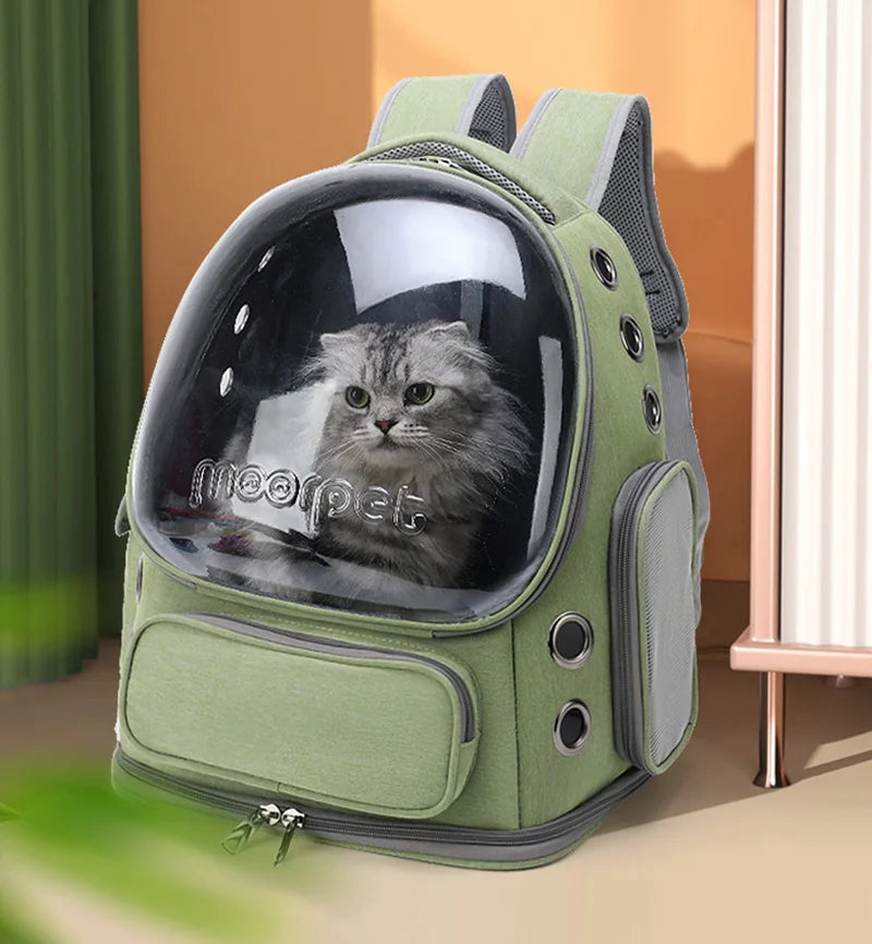 Transparent Breathable Pet Carrier Backpack