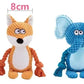 Stuffed Raw Joint Dog Chew Toy – Squeaky Plush Puppy Toy