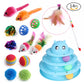 DualPet 20-Piece Cat Toy Variety Set