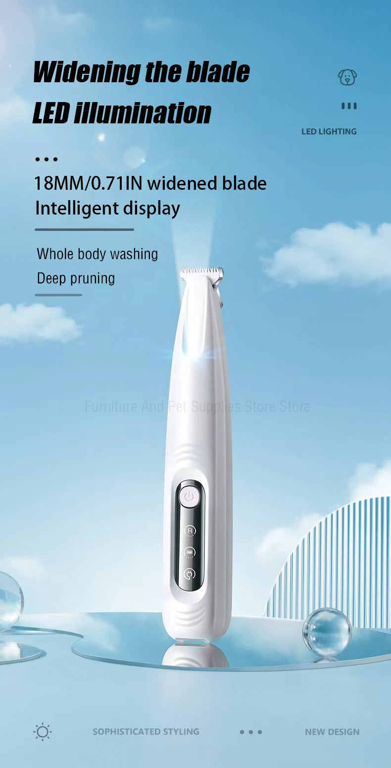 LED Dog Paw Trimmer Clippers