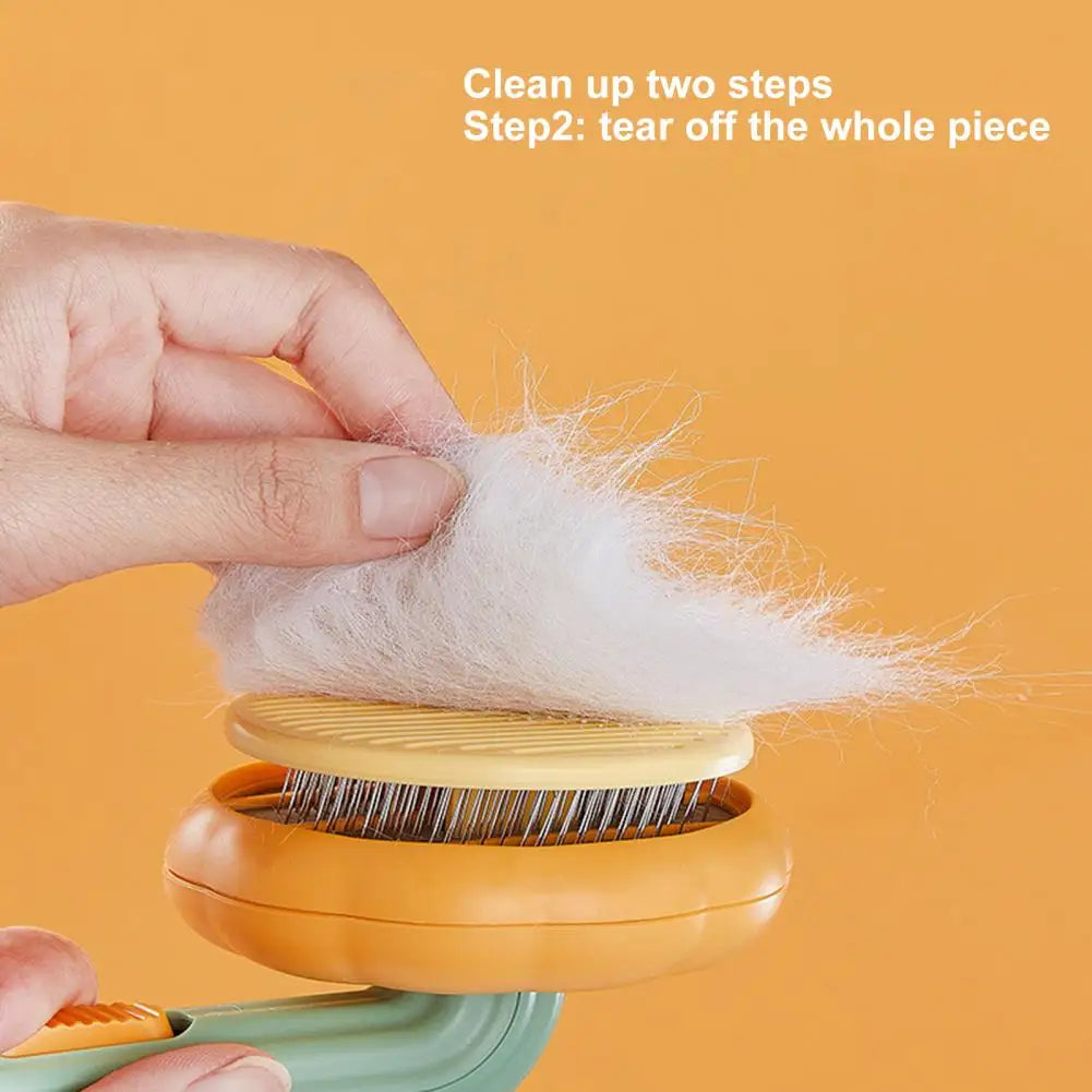 One-Click Pet Slicker Brush