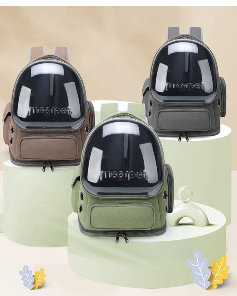 Transparent Breathable Pet Carrier Backpack